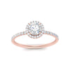 Load image into Gallery viewer, round-cut-diamond-halo-petite-engagement-ring-in-rose-gold-FD8523RORANGLE3-NL-RG