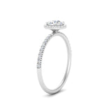 Load image into Gallery viewer, round-cut-diamond-halo-petite-engagement-ring-in-white-gold-FD8523RORANGLE3-NL-WG
