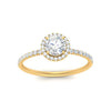 Load image into Gallery viewer, round-cut-diamond-halo-petite-engagement-ring-in-yellow-gold-FD8523RORANGLE3-NL-YG