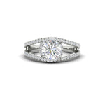 Load image into Gallery viewer, round-cut-lab-grown-diamond-halo-swirl-ring-in-white-gold-FD11180ROR-NL-WG