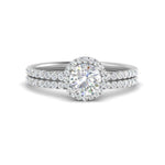 Load image into Gallery viewer, round-cut-diamond-halo-wedding-ring-set-in-white-gold-FD8523RO-NL-WG
