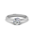 Thumbnail 1 - round-cut-diamond-knife-edge-solitaire-engagement-ring-in-white-gold-FD9239ROR-NL-WG