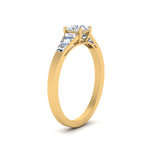 Load image into Gallery viewer, round-cut-diamond-ring-with-tapered-baguettes-in-FD10590RORANGLE3-NL-YG
