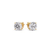 Load image into Gallery viewer, round-cut-diamond-stud-earring-2-carat-in-yellow-gold-FDEAR-10411RO-2.00CT-NL-YG.jpg?v=1763443498
