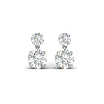 Load image into Gallery viewer, round-cut-diamond-stud-earrings-with-drop-design-in-white-gold-fdear11550roangle2-nl-wg.jpg?v=1769066477