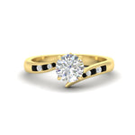 Load image into Gallery viewer, round-cut-diamond-swirl-channel-set-black-diamond-wedding-ring-in-yellow-gold-FDENS4028RORGBLACK-NL-YG.jpg?v=1754996011
