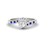 Load image into Gallery viewer, round-cut-diamond-swirl-channel-set-sapphire-wedding-ring-in-white-gold-FDENS4028RORGSABL-NL-WG_a4716164-114a-4bbd-ab43-e6a571de3d77.jpg?v=1754996175
