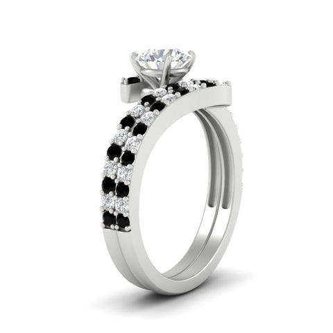 round-cut-diamond-wedding-ring-set-with-black-diamond-in-FDENS3007ROGBLACK-NL-WG