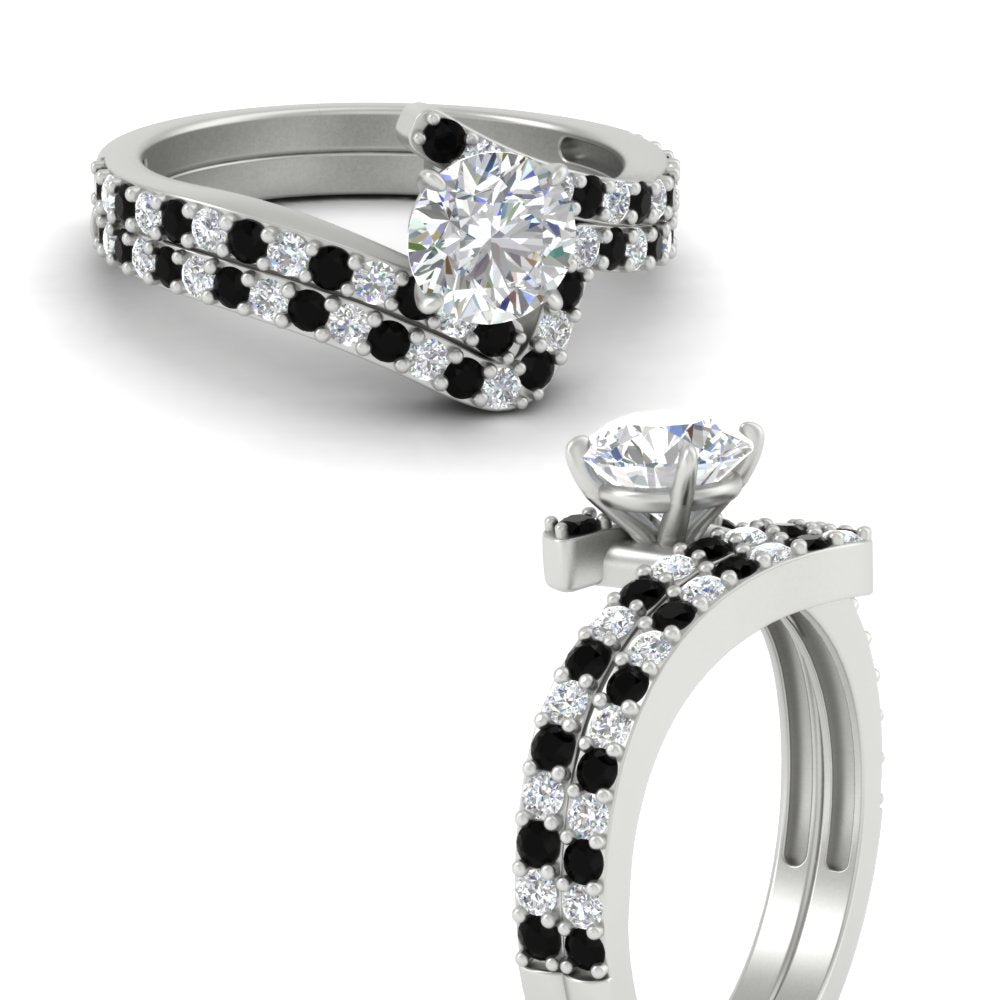 round-cut-diamond-wedding-ring-set-with-black-diamond-in-FDENS3007ROGBLACK-NL-WG
