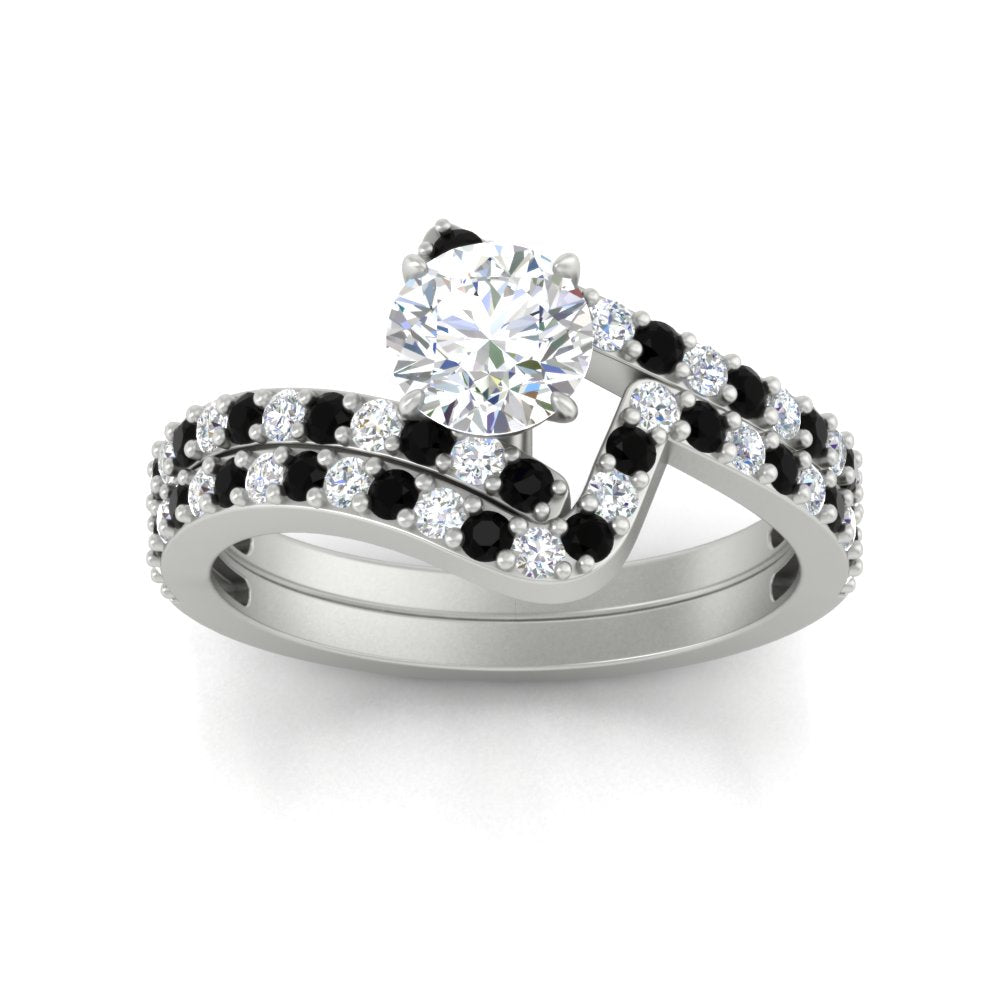 round-cut-diamond-wedding-ring-set-with-black-diamond-in-FDENS3007ROGBLACK-NL-WG