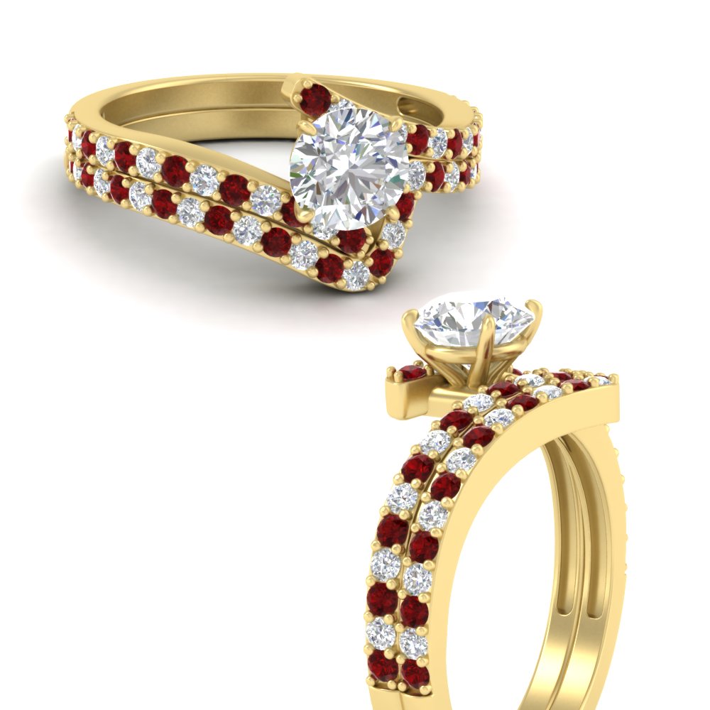 round-cut-diamond-wedding-ring-set-with-ruby-in-FDENS3007ROGRUDR-NL-YG