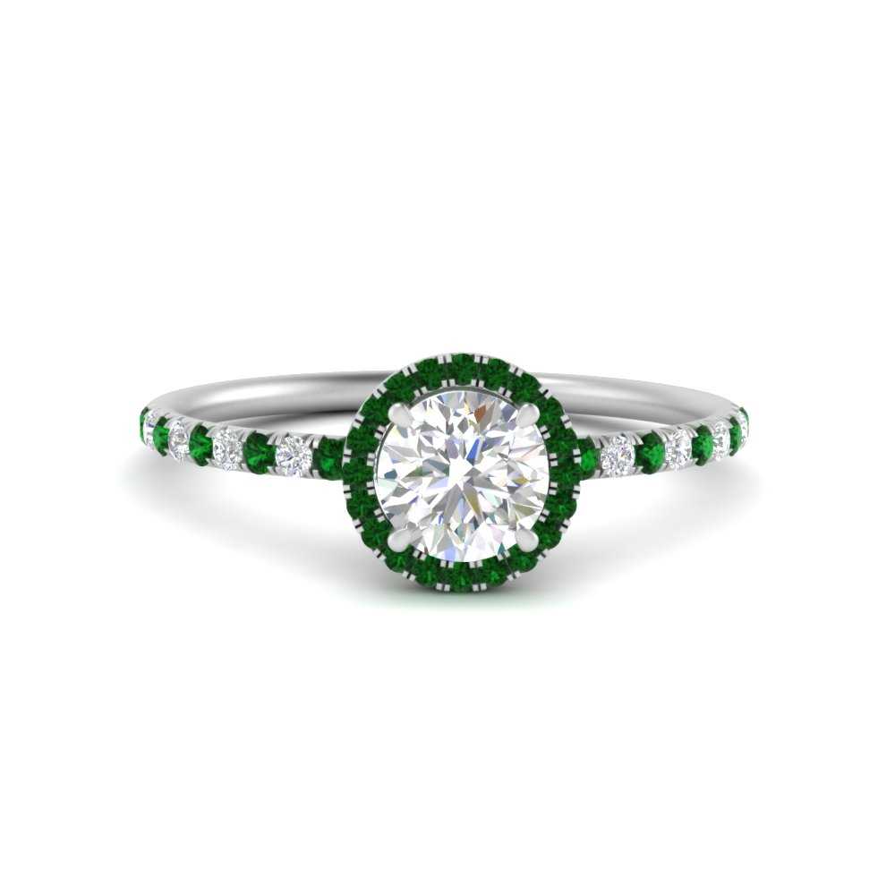round-cut-emerald-halo-petite-engagement-ring-in-white-gold-FD8523RORGEMGRANGLE3-NL-WG