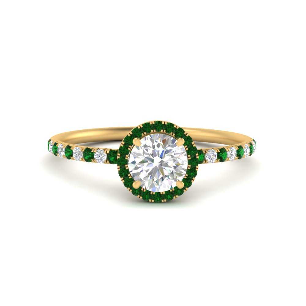 round-cut-emerald-halo-petite-engagement-ring-in-yellow-gold-FD8523RORGEMGRANGLE3-NL-YG
