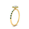 Load image into Gallery viewer, round-cut-emerald-halo-petite-engagement-ring-in-yellow-gold-FD8523RORGEMGRANGLE3-NL-YG