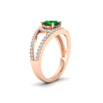 Load image into Gallery viewer, round-cut-emerald-halo-swirl-split-diamond-engagement-ring-in-rose-gold-FD11180RORGEMGR-NL-RG-GS.jpg
