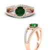 Load image into Gallery viewer, round-cut-emerald-halo-swirl-split-diamond-engagement-ring-in-rose-gold-FD11180RORGEMGR-NL-RG-GS.jpg