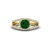 Load image into Gallery viewer, round-cut-emerald-halo-swirl-split-diamond-engagement-ring-in-yellow-gold-FD11180RORGEMGR-NL-YG-GS.jpg