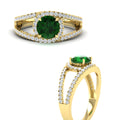 Thumbnail 26 - round-cut-emerald-halo-swirl-split-diamond-engagement-ring-in-yellow-gold-FD11180RORGEMGR-NL-YG-GS.jpg