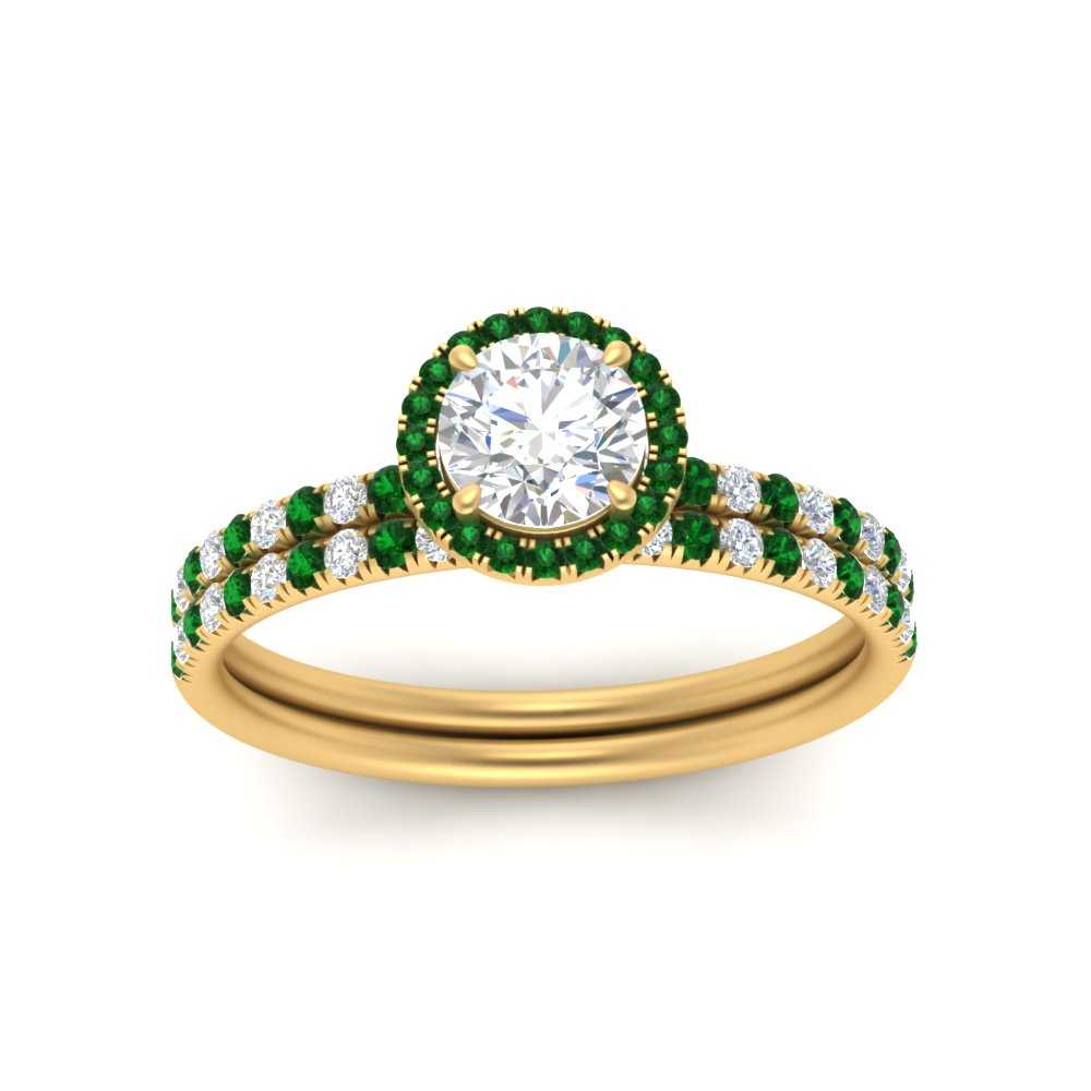round-cut-emerald-halo-wedding-ring-set-in-yellow-gold-FD8523ROGEMGR-NL-YG