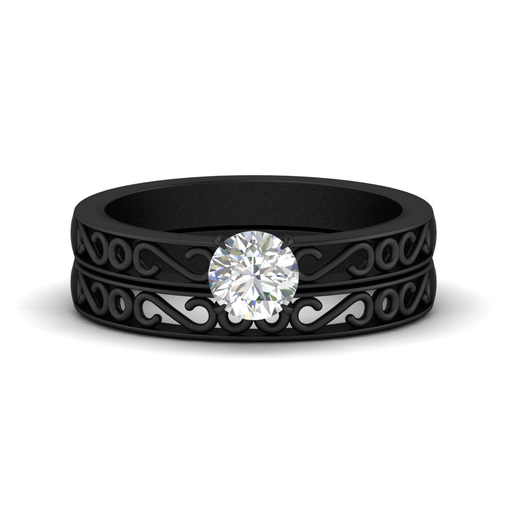 round-cut-filigree-single-stone-diamond-wedding-ring-set-in-black-gold-FDENS3289RO-NL-BG.jpg?v=1763371088
