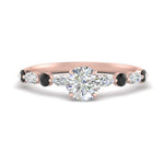 Load image into Gallery viewer, round-cut-floating-marquise-accent-black-diamond-engagement-ring-in-rose-gold-FDEWB9398RORGBLACK-NL-RG?v=1756366451
