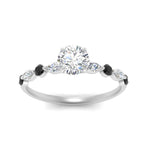 Load image into Gallery viewer, round-cut-floating-marquise-accent-black-diamond-engagement-ring-in-white-gold-FDEWB9398RORGBLACKANGEL5-NL-WG_3274d071-d036-4b27-96cd-7d346a45dafe?v=1756366563
