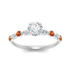 Load image into Gallery viewer, round-cut-floating-marquise-accent-orange-sapphire-engagement-ring-in-white-gold-FDEWB9398RORGSAORANGEL5-NL-WG_601205f8-cf68-406a-9d39-62a5eb740584?v=1756366562
