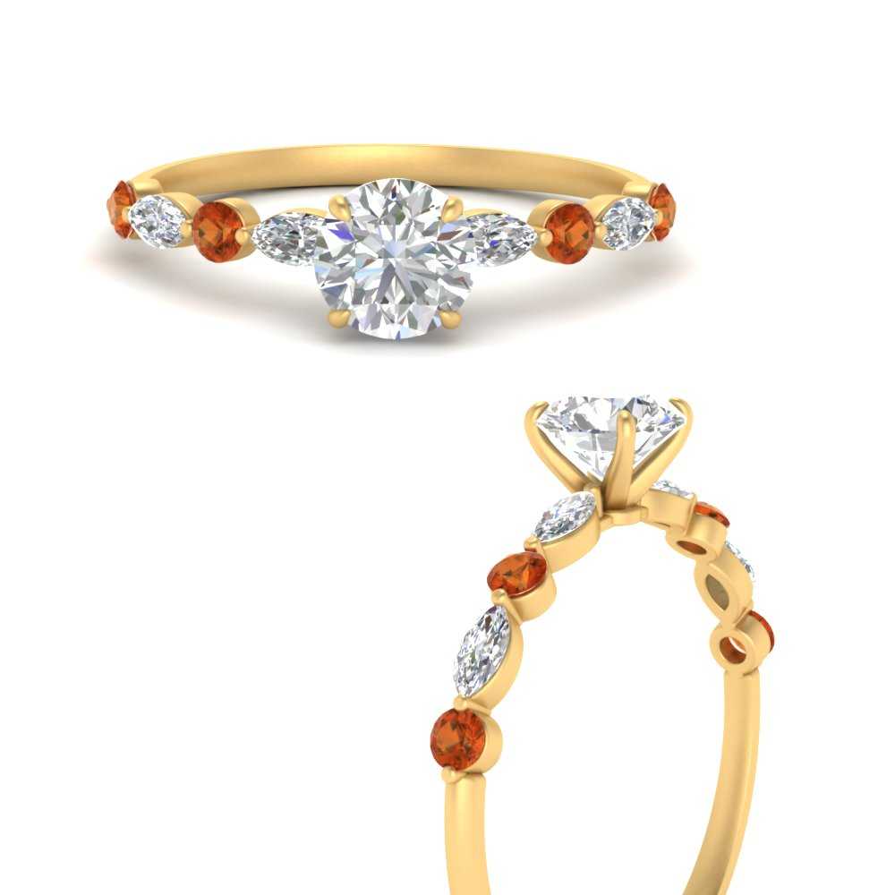 round-cut-floating-marquise-accent-orange-sapphire-engagement-ring-in-yellow-gold-FDEWB9398RORGSAORANGEL3-NL-YG?v=1756366451