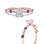 Load image into Gallery viewer, round-cut-floating-marquise-accent-pink-sapphire-engagement-ring-in-rose-gold-FDEWB9398RORGSADRPIANGEL3-NL-RG?v=1756366451
