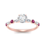 Load image into Gallery viewer, round-cut-floating-marquise-accent-pink-sapphire-engagement-ring-in-rose-gold-FDEWB9398RORGSADRPIANGEL5-NL-RG_d0531faa-73bb-4a26-90ab-ae83a6c30f29?v=1756366562
