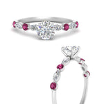 Load image into Gallery viewer, round-cut-floating-marquise-accent-pink-sapphire-engagement-ring-in-white-gold-FDEWB9398RORGSADRPIANGEL3-NL-WG?v=1756366451
