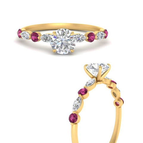 round-cut-floating-marquise-accent-pink-sapphire-engagement-ring-in-yellow-gold-FDEWB9398RORGSADRPIANGEL3-NL-YG?v=1756366451