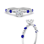 Load image into Gallery viewer, round-cut-floating-marquise-accent-sapphire-engagement-ring-in-white-gold-FDEWB9398RORGSABLANGEL3-NL-WG?v=1756366451

