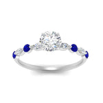 Load image into Gallery viewer, round-cut-floating-marquise-accent-sapphire-engagement-ring-in-white-gold-FDEWB9398RORGSABLANGEL5-NL-WG?v=1756366451
