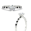 Load image into Gallery viewer, round-cut-french-pave-black-diamond-engagement-ring-in-white-gold-FD11408RORGBLACKANGLE3-NL-WG_d899923a-3ae8-47c4-af89-678e183669bb?v=1762849894