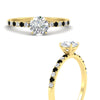 Load image into Gallery viewer, round-cut-french-pave-black-diamond-engagement-ring-in-yellow-gold-FD11408RORGBLACKANGLE3-NL-YG_7e9f8886-e6c6-45b7-aa36-dc41a7095491?v=1762849894