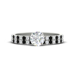 Load image into Gallery viewer, round-cut-french-pave-black-diamond-wedding-ring-set-in-white-gold-FD11408ROGBLACK-NL-WG_8ef7a00f-9182-40cd-af54-f075008c40fc?v=1763104469
