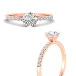 Load image into Gallery viewer, round-cut-french-pave-diamond-engagement-ring-in-rose-gold-FD11408RORANGLE3-NL-RG_8e7cca7f-73aa-4bd8-8507-5aa7592ac4a8?v=1762849893
