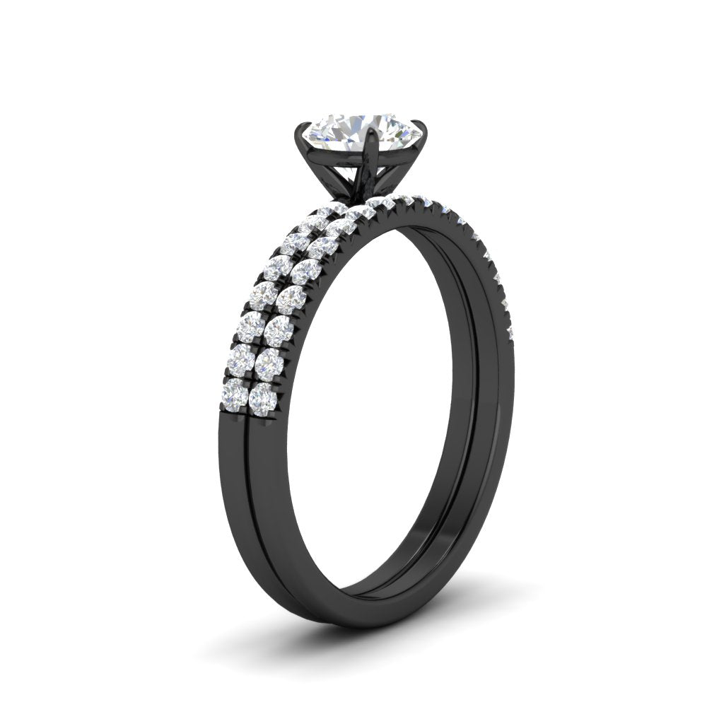 round-cut-french-pave-diamond-wedding-ring-set-in-black-gold-FD11408ROANGLE2-NL-BG?v=1763104331