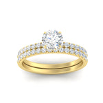 Load image into Gallery viewer, round-cut-french-pave-diamond-wedding-ring-set-in-yellow-gold-FD11408ROANGLE5-NL-YG_cf7bcf46-27de-41ac-866a-8b4e84833610?v=1763104468
