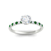 Load image into Gallery viewer, round-cut-french-pave-emerald-engagement-ring-in-white-gold-FD11408RORGEMGRANGLE5-NL-WG_6368bf8c-f621-4400-865c-5b0bef7323be?v=1762849893