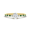 Load image into Gallery viewer, round-cut-french-pave-emerald-engagement-ring-in-yellow-gold-FD11408RORGEMGR-NL-YG_35325dc6-7635-4fcd-a583-af1e2b4766b5?v=1762849894