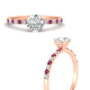 Load image into Gallery viewer, round-cut-french-pave-pink-sapphire-engagement-ring-in-rose-gold-FD11408RORGSADRPIANGLE3-NL-RG_cf045ef4-28e6-4cbf-8614-592e0dc3c289?v=1762849893
