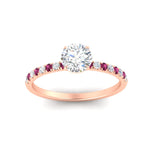 Load image into Gallery viewer, round-cut-french-pave-pink-sapphire-engagement-ring-in-rose-gold-FD11408RORGSADRPIANGLE5-NL-RG_6e315234-c875-4881-8c06-807951aee903?v=1762849819