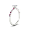 Load image into Gallery viewer, round-cut-french-pave-pink-sapphire-engagement-ring-in-white-gold-FD11408RORGSADRPIANGLE2-NL-WG_b4c0f4ca-5cc1-4939-be37-8318a03c05b4?v=1762849893