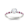 Load image into Gallery viewer, round-cut-french-pave-pink-sapphire-engagement-ring-in-white-gold-FD11408RORGSADRPIANGLE5-NL-WG_b1da80ae-d577-4cb8-a30b-5860d1cf0863?v=1762849893