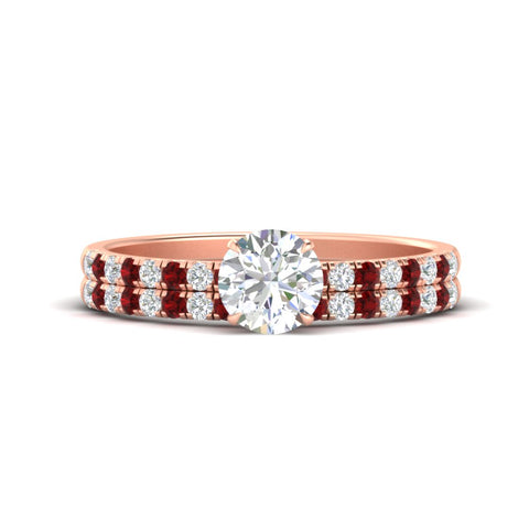 round-cut-french-pave-ruby-wedding-ring-set-in-rose-gold-FD11408ROGRUDR-NL-RG?v=1763104331