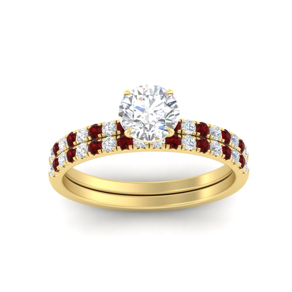 round-cut-french-pave-ruby-wedding-ring-set-in-yellow-gold-FD11408ROGRUDRANGLE5-NL-YG_6e1242f5-857a-46cf-a919-3efbeb95c4ec?v=1763104469