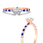 Load image into Gallery viewer, round-cut-french-pave-sapphire-engagement-ring-in-rose-gold-FD11408RORGSABLANGLE3-NL-RG_3e913bcf-515f-4835-8bb0-3c78f4b2ab27?v=1762849818
