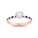 Load image into Gallery viewer, round-cut-french-pave-sapphire-engagement-ring-in-rose-gold-FD11408RORGSABLANGLE5-NL-RG_21919d6a-9577-4d27-8e2f-07fa04b55dc7?v=1762849819